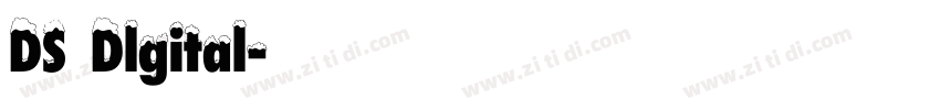 DS Dlgital字体转换